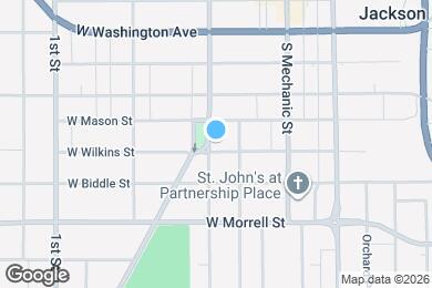Map image of the property - 611 S Jackson St