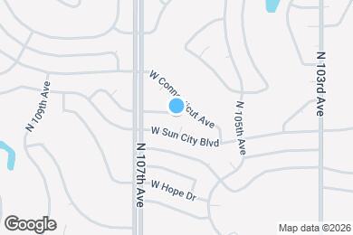 Map image of the property - 10613 W El Rancho Dr