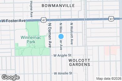 Map image of the property - 5060 N Winchester Ave