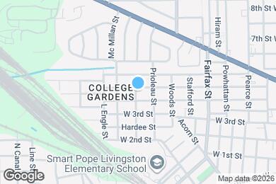 Map image of the property - 1922 W 5th St