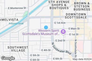 Map image of the property - Scottsdale on Main