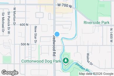 Map image of the property - 532 N Redwood Rd