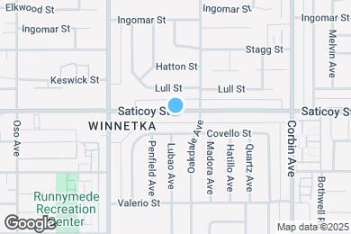 Map image of the property - 19934 Saticoy St