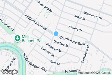Map image of the property - 3306 Southmore Blvd