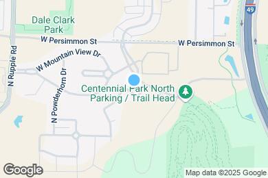 Map image of the property - 393 N Ainsley Loop