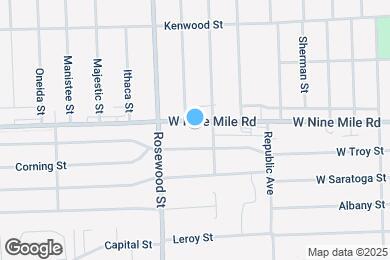 Map image of the property - 8735 W Nine Mile Rd