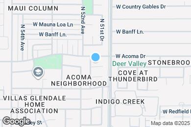Map image of the property - 5118 W Evans Dr