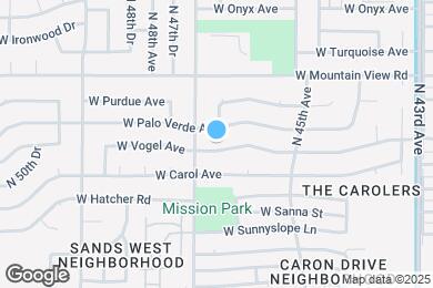 Map image of the property - 4628 W Vogel Ave