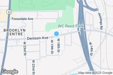 Map image of the property - 1807 Denison Ave