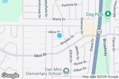 Map image of the property - 123 David Ct