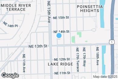 Map image of the property - 1320 NE 16th Ave