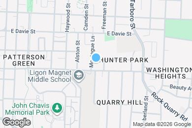 Map image of the property - 727 E Lenoir St