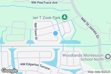 Map image of the property - 4919 NW Forlano St
