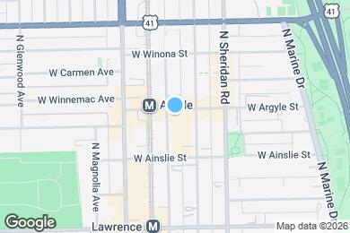 Map image of the property - 1067 W Argyle St