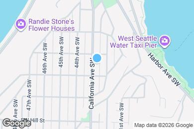 Map image of the property - 1618 California Ave SW