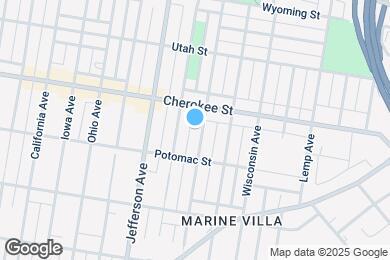 Map image of the property - 3429 Missouri Ave