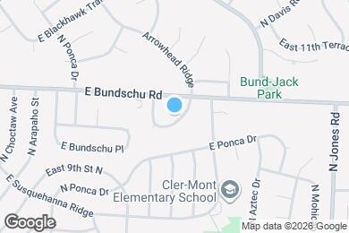 Map image of the property - 18906 E Arrowhead Dr