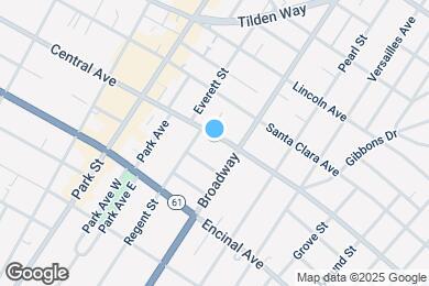 Map image of the property - 2514 Central Ave