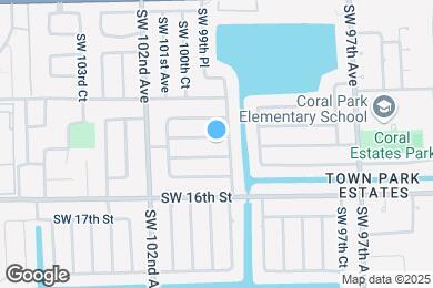 Map image of the property - 9970 SW 13th Ter
