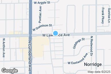 Map image of the property - 8241 W Lawrence Ave