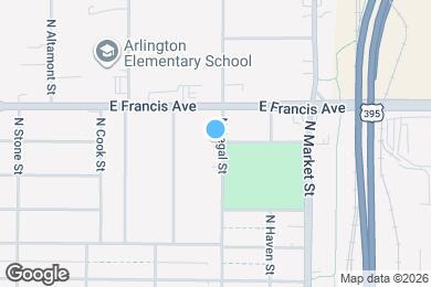 Map image of the property - 6127 N Regal St