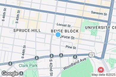 Map image of the property - 4104 Spruce St
