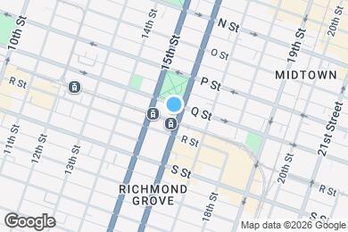 Map image of the property - 1708 1/2 16th St