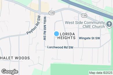 Map image of the property - 256 Silver Springs Cir SW