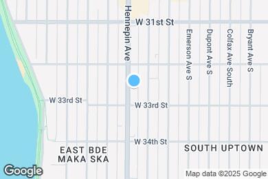 Map image of the property - 3233 Hennepin Ave