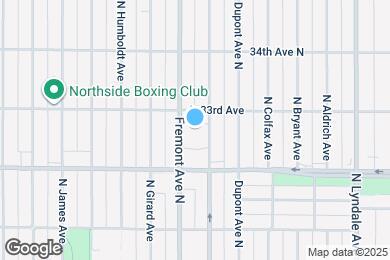 Map image of the property - 3232 Fremont Ave N