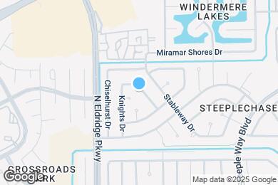 Map image of the property - 9831 Meadow Bend Ln