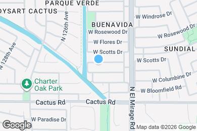 Map image of the property - 12417 W Larkspur Rd