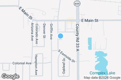 Map image of the property - 228 S Eastside Dr