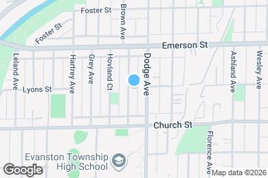 Map image of the property - 1745 Brown Ave