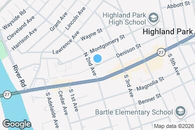 Map image of the property - 218 Denison St