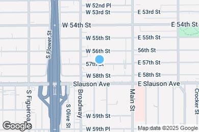 Map image of the property - 214 W 57th St