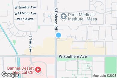 Map image of the property - 1051 S Dobson Rd