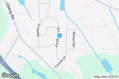 Map image of the property - 2519 Ponderosa Dr