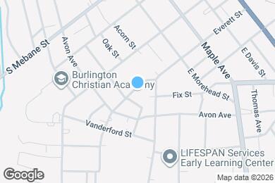 Map image of the property - 716 Everett St