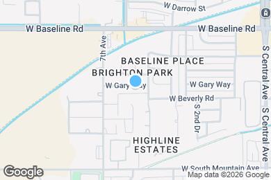Map image of the property - 524 W Harwell Rd.