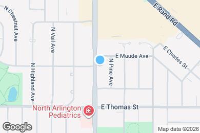 Map image of the property - 1605 N Arlington Heights Rd