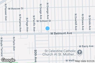 Map image of the property - 7900 W Belmont Ave