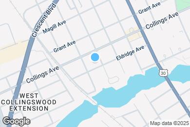 Map image of the property - 911 Eldridge Ave