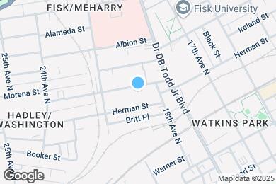 Map image of the property - 1821 Hermosa St