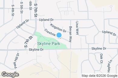 Map image of the property - 688 Crestview Dr