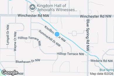 Map image of the property - 4025 Knollbrook Dr NW