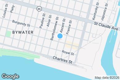 Map image of the property - 4101 Dauphine St