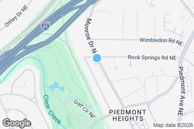 Map image of the property - 1848 Monroe Dr NE