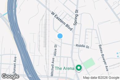 Map image of the property - 1701 National Ave