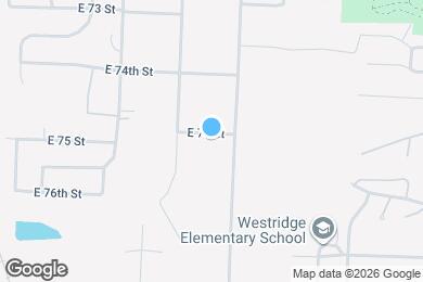 Map image of the property - 8125 E 75 St